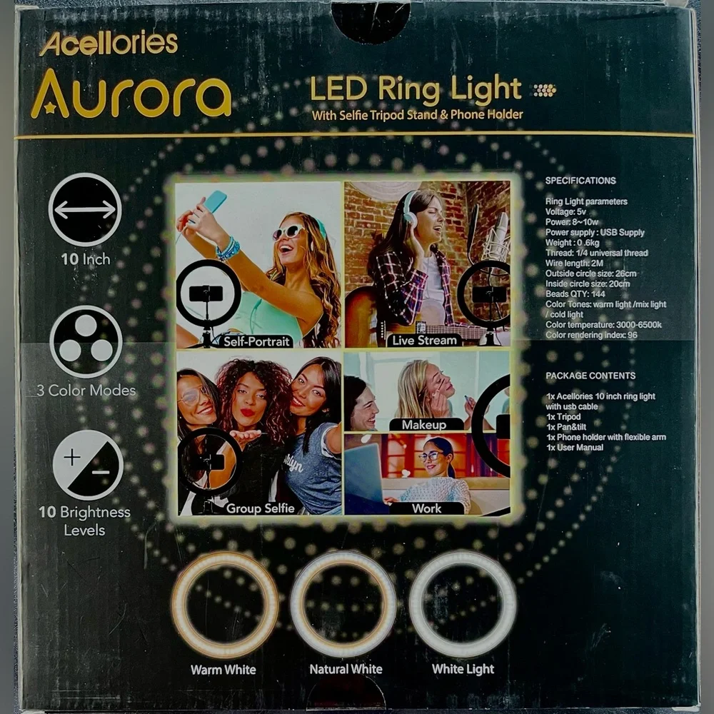 10” LED Ring Light